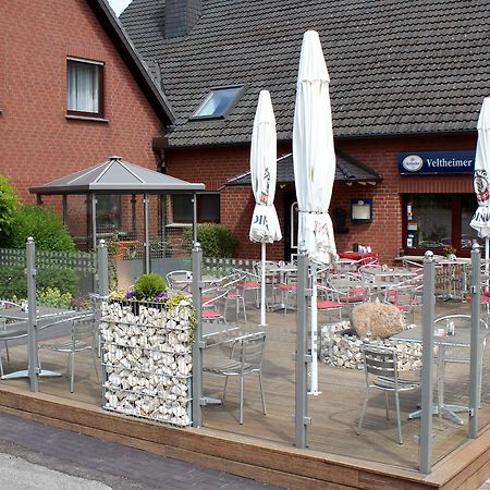 Landgasthaus Veltheimer Hof Porta Westfalica Exterior foto