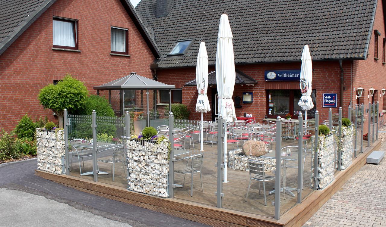 Landgasthaus Veltheimer Hof Porta Westfalica Exterior foto